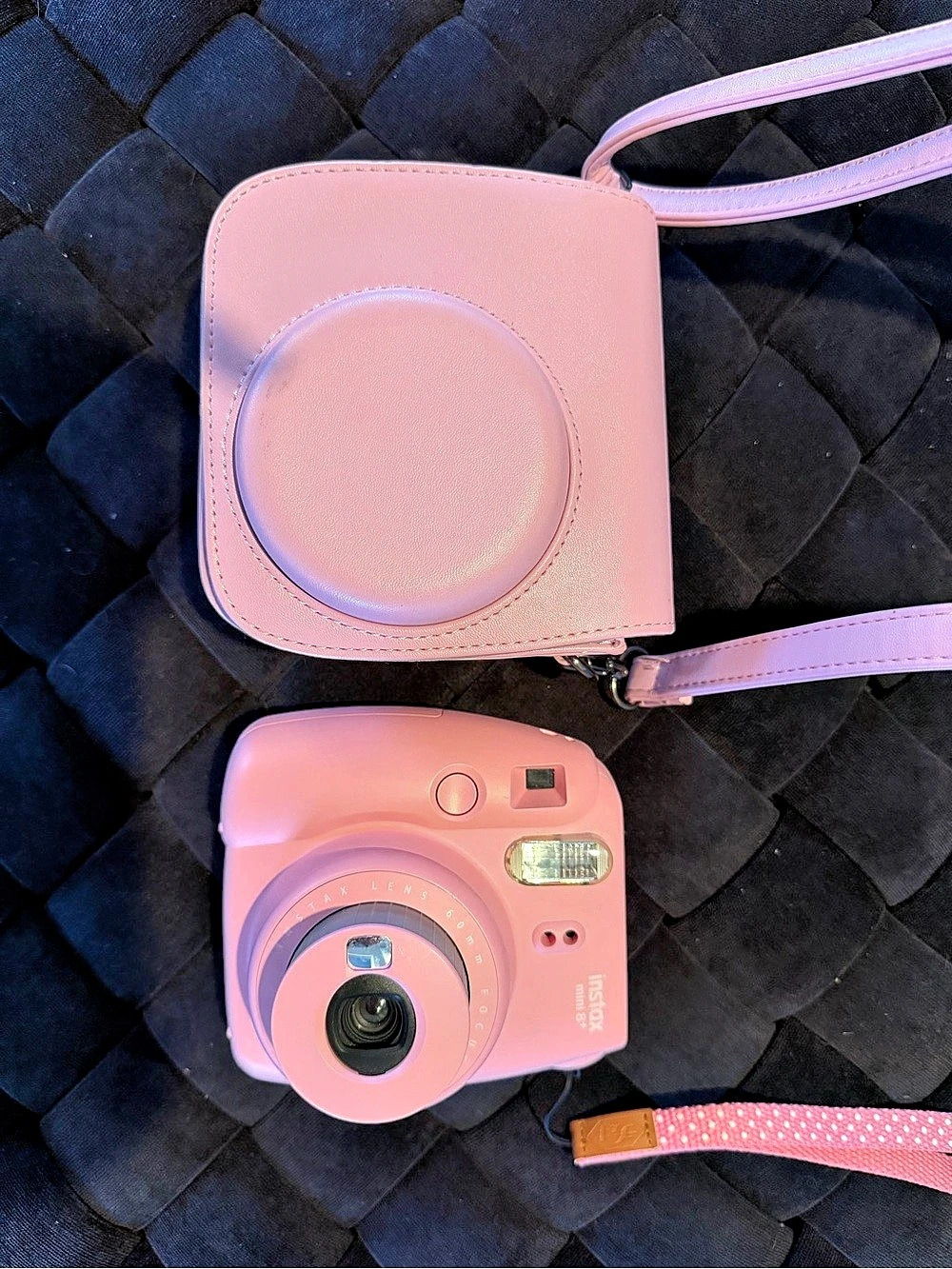 Fujifilm Instax Mini 8+ Instant Camera + Pink Case
